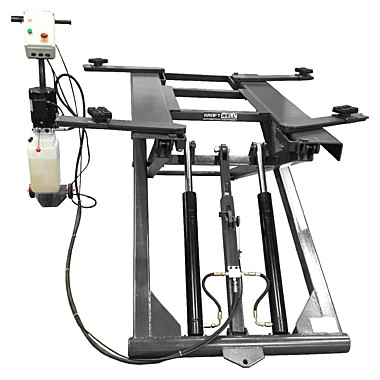 Подъемник ножничный г/п 2700 кг. мобильный KraftWell арт. KRW2.7